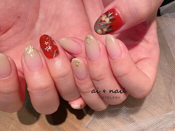 アイネイル 小倉(ai nail)/2本art¥6050