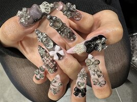 ゴテゴテパーツネイル【彩音】