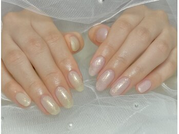 リリーネイルサロン(Lillie_nail_salon)/ワンカラー大人しめなラメ