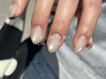 ルルム(LULUMU)/【maki】先端クリアネイル