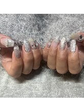 イロ(iro)/ツイードネイル♪グレーネイル♪