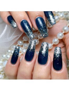 リファイン(Re:fine)/大人デザイン♪ネイビーカラー