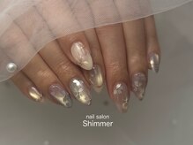 シマー(Shimmer)/桜ネイル