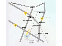 ミント(mint)の雰囲気（地図）