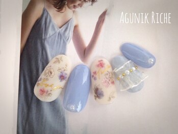 アグニークリッシェ(Agunik Riche)/【チュールネイル】