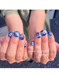 夜空をリクエストネイル！