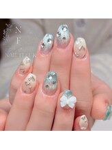 ネイルフルール/リボンネイル