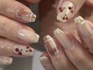 人気!さくらんぼネイル