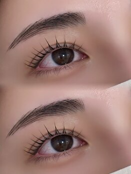 プラチナムドール なかもず店(PLATINUM DOLL)/パリジェンヌ＋アイブロウwax