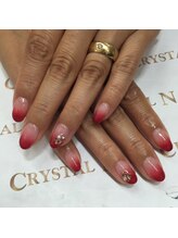 クリスタルネイル ゆめタウン博多店(CRYSTAL NAIL)/カラーグラデーションネイル