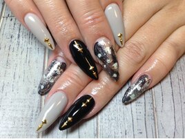 蓄光スカルプネイル