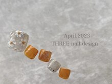 スリー(THREE)/April 2023/nail desing
