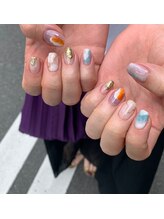 ネイルズカフェアン 姫路駅前店(nails cafe an)/◯nuance nail* ¥8250(tax in