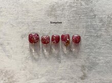 シンプリー ネイルアンドアイラッシュ 祖師谷大蔵店(Simpliee Nail&Eyelash)/キラキラネイル