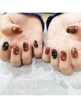 クリスマスネイル