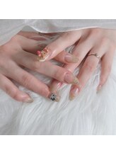 グリッター(Glitter)/グラデーションネイル