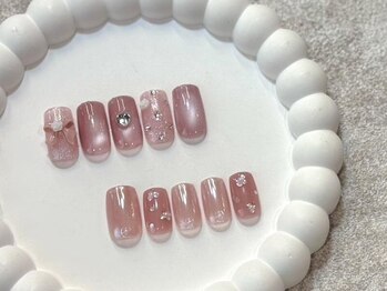 ジュエムネイル(jouerm nail)の写真/毎月増える2種類の定額デザインで季節やトレンドに合わせた好みのデザインが見つかる♪定額コース￥7200～