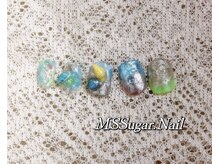 ミスシュガーネイル(MS Sugar Nail)/夏の海ネイル