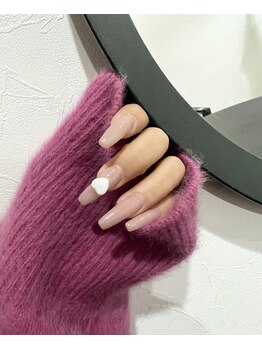 サロンドボーテネイル(salon de beaute NAIL)/【大人ちゅるんネイル】