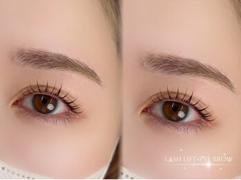 フィールラッシュ 大宮東口店(FEEL LASH)の写真/《眉毛+まつげ同時施術可◎》1人1人の骨格や雰囲気に合わせてご提案*【アイブロウ＋ラッシュリフト¥8480】