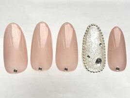 ワンホンシンプルラメ8500円