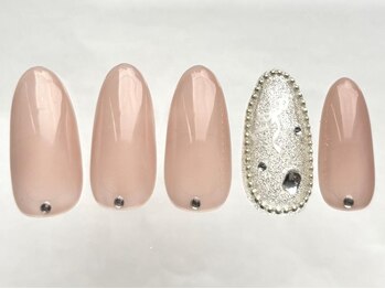 ワンホンシンプルラメ8500円