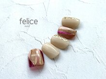 ネイルサロン フェリーチェ 東川口店(Felice)/【定額ネイル】¥7980