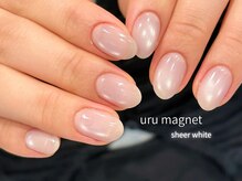 ノラネイル ウメダ(NORA nail UMEDA)/シアーホワイトマグネット