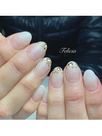 ホワイトネイル￥10500(税込)