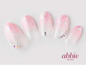 ネイルサロン アビー グランデュオ蒲田店(abbie)/きらきらグラデ　￥9889