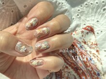 ヴィーヴル(vivre.)/アート/手書き/フラワー