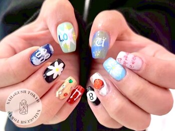 ネイルズガッシュ 蒲田西口店(NAILsGUSH)の写真/【痛ネイルの施術も可能】フリ-デザインコ-ス(オフ込)150分¥14900～※痛ネイルのご予約はLINE@のみ