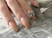エムワイユーネイル(myu.nail)/ブラウングラデ.。