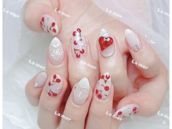 ラメール(La mer)/チェリーネイル
