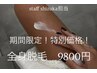 【期間限定/staff shizuka担当】全身脱毛（VIOなし）通常￥15,200→￥9800