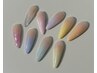 natsumi.【長さ出し】ワンカラー・カラグラ・ラメグラ　￥9000