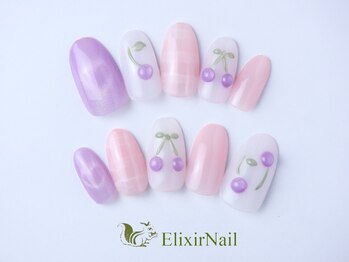 エリクサーネイル 西武新宿(Elixir Nail)/定額a  シンプル/クーポン使用
