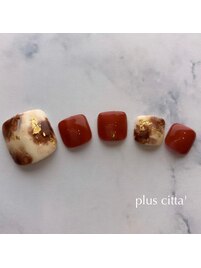 秋色ネイル