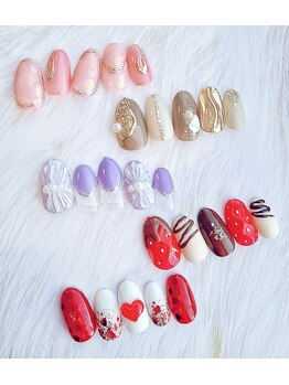 ネイルステーション ブルー(Nail Station BLUE)/1・2月定額デザイン6500