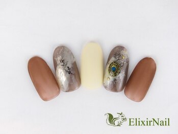 エリクサーネイル 五反田(Elixir Nail)/定額a シンプル/クーポン使用