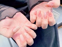 ソウ 難波店 nail salon Sou/手描きnail/ニュアンスnail