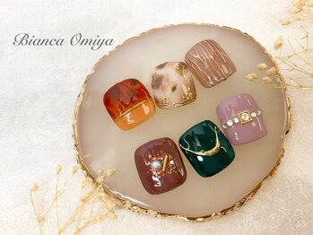 ビアンカ ネイルサロン 大宮店(Bianca)/フット親指アート6500～7500