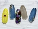 ステンドグラスネイル
