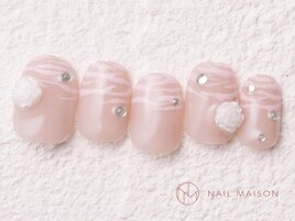 ピンク薔薇ゼブラ￥7800