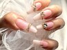 《人気No.1☆》 【Hand】持ち込みデザイン10本アート＋パーツつけ放題
