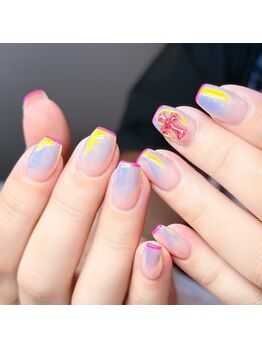ベラーネイルズバー(Bella nails BAR)/オーロラグラデーションネイル