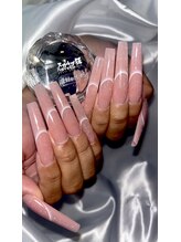 クロスネイル 渋谷店(CROSS nail)/キラキラロングスカルプ