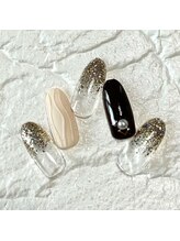 ミュナ(myuna)/キラキラボルドーネイル