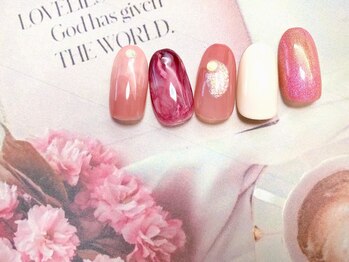 フルールソンネイル(fleur son nail)/3月トレンドアート