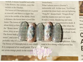 キラキラフラワーネイル☆